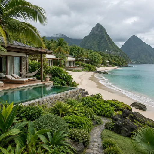 Caribbean villas on Saint Lucia’s most refined beachfronts