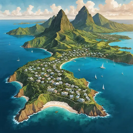 Elegant guide to the st lucia map of resorts for luxury stays