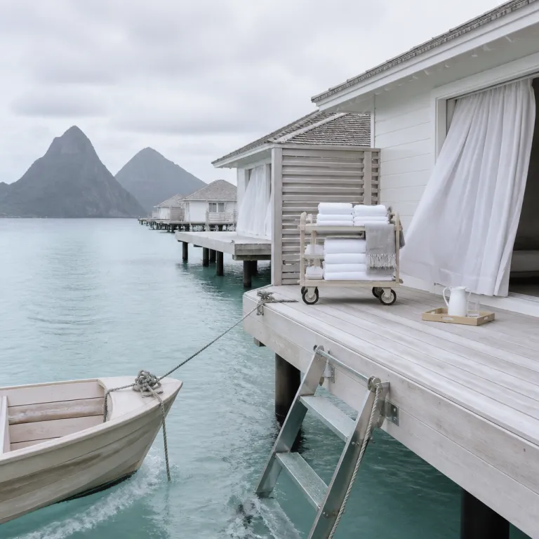 Where to find the best Caribbean overwater bungalows for a Saint Lucia style escape