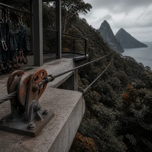 St Lucia zip line thrills from luxury hotels: rainforest adventures in style